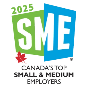 Canada's Top Small and Medium Employers 2025 badge