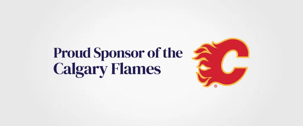 Proud sponsor of the Calgary Flames